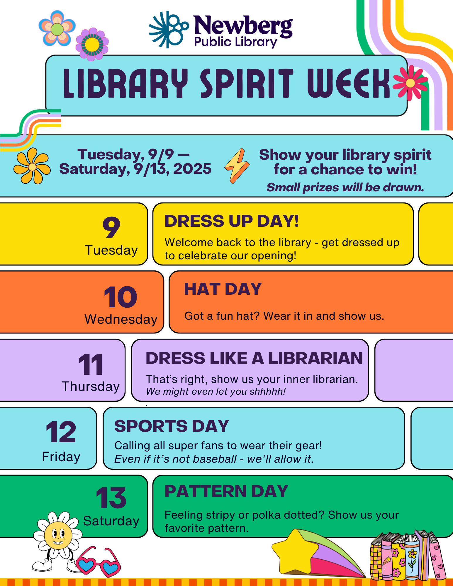 Library Spirit Week Library Spirit Week