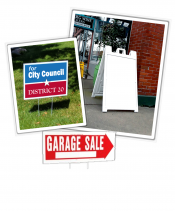 signs_portable_various_types_white_bkg